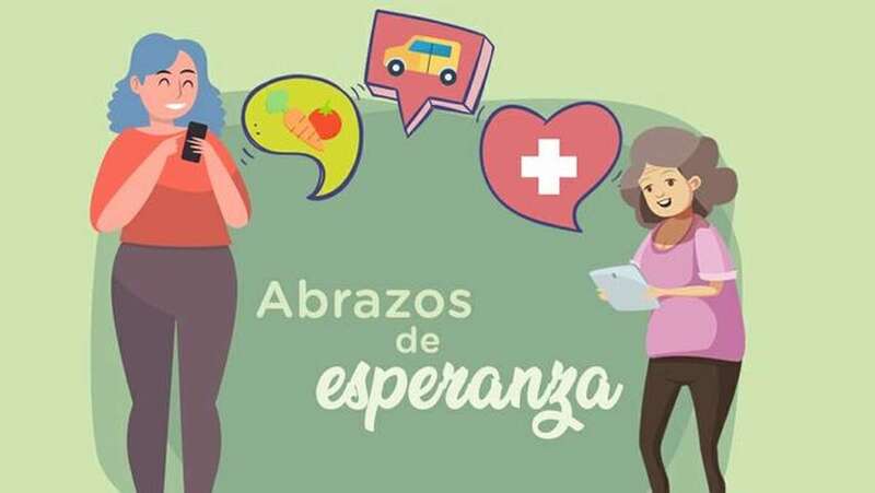 Cartel de la aplicación COVIDA (Foto TA)